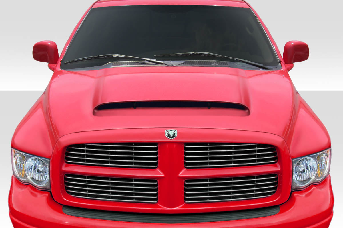 Unleash the Demon: 2002 - 2008 Dodge Ram 1500 2500 3500 Duraflex One - Piece Demon Look Hood