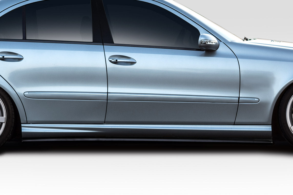 Enhance Your 2003 - 2009 Mercedes E55 E63 W211 with Duraflex L Sport Side Skirts Splitters - 2 Piece Set