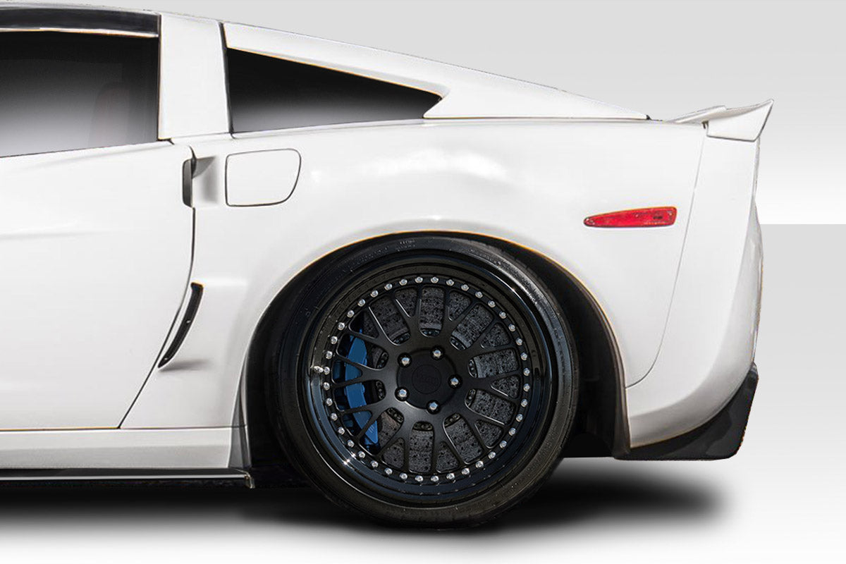 Upgrade Your 2005 - 2013 Chevrolet Corvette C6 with Duraflex ZR2 Rear Fenders (2 - Piece Set)