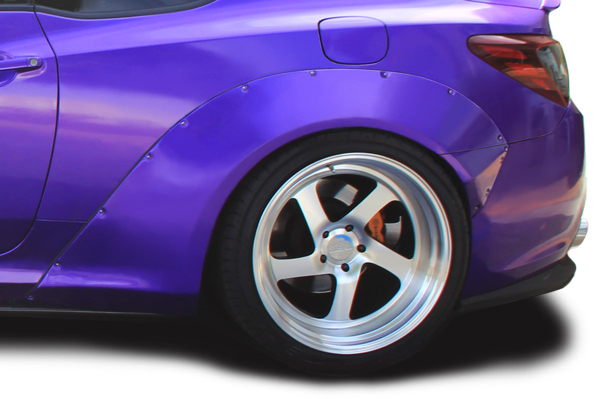 Upgrade Your 2010 - 2016 Hyundai Genesis Coupe 2DR with Duraflex MSR V2 70mm Rear Fender Flares - 4 Piece Set