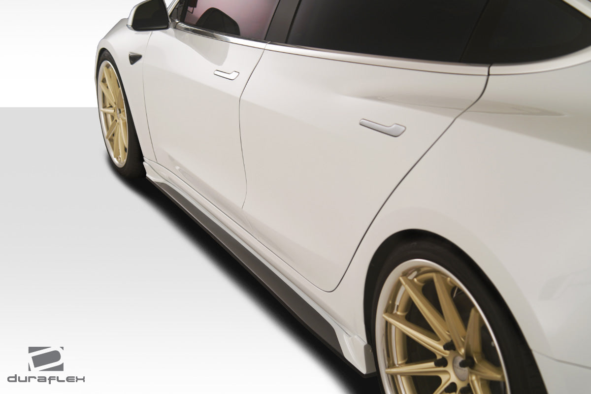 Revamp Your 2018 - 2023 Tesla Model 3 with Duraflex GT Concept Side Skirt Rocker Panels - 2 Piece Set