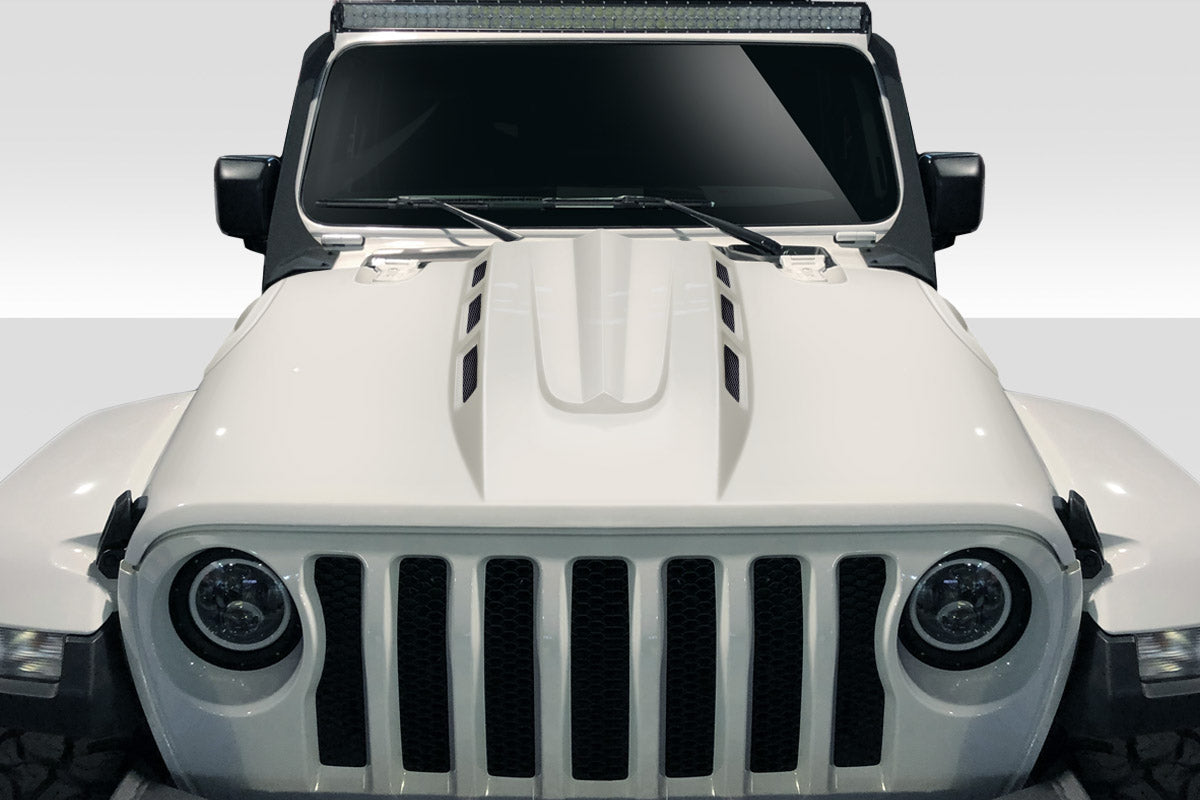 Unleash the Power: 2019 - 2023 Jeep Wrangler JL & Gladiator JT Duraflex Energy One - Piece Hood