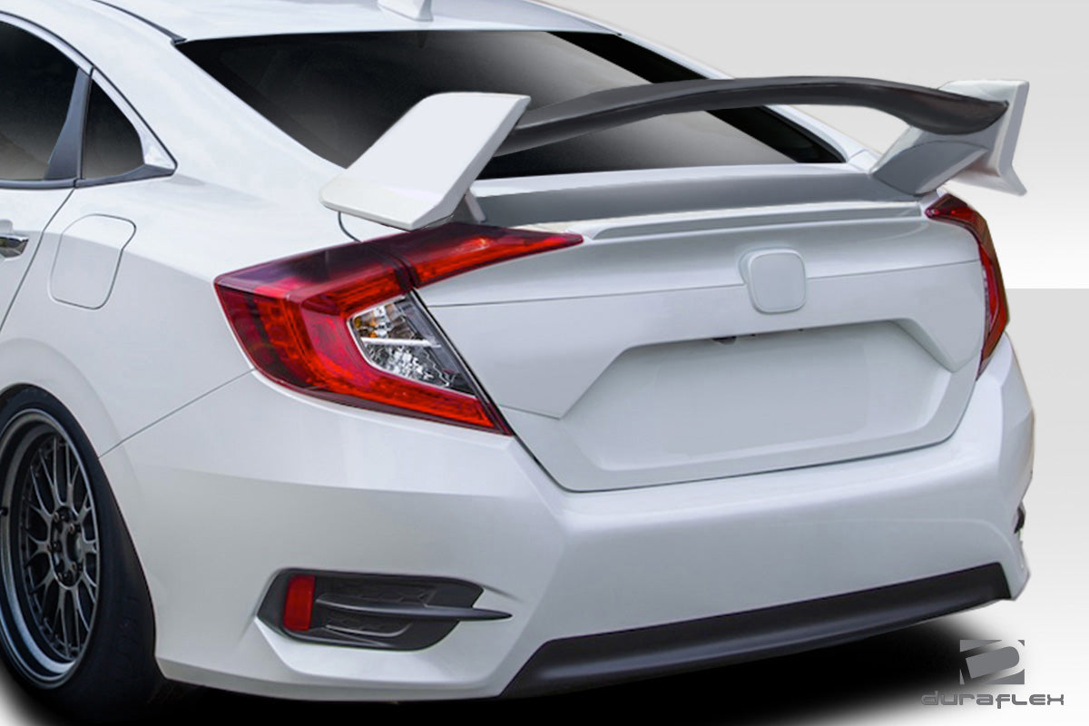Revamp Your 2016 - 2020 Honda Civic 2DR with a Stunning Duraflex Type R Look Rear Wing Spoiler!