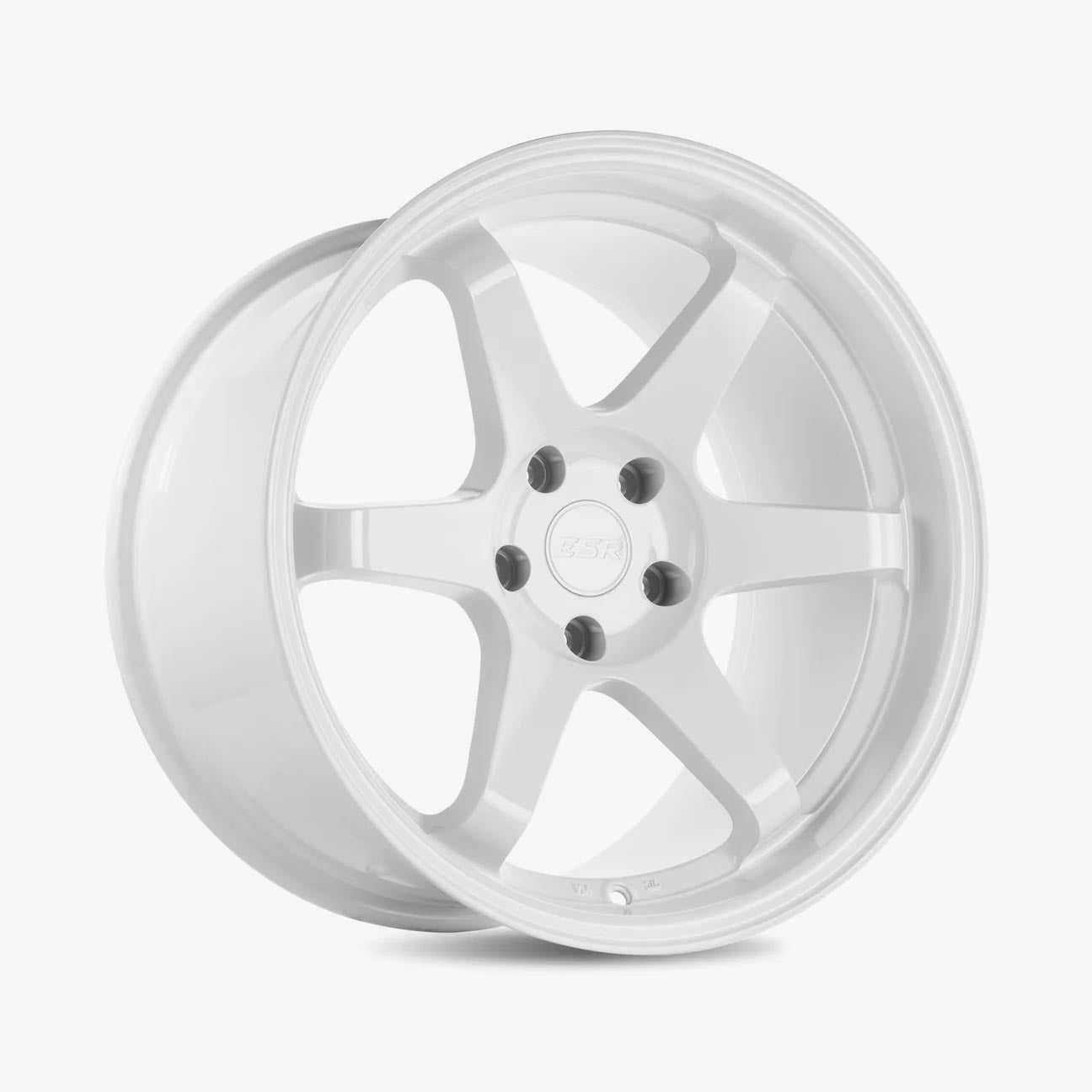 ESR SR07 18x8.5 5x100 ET30 Gloss White - Stunning Wheels for Your Ride!