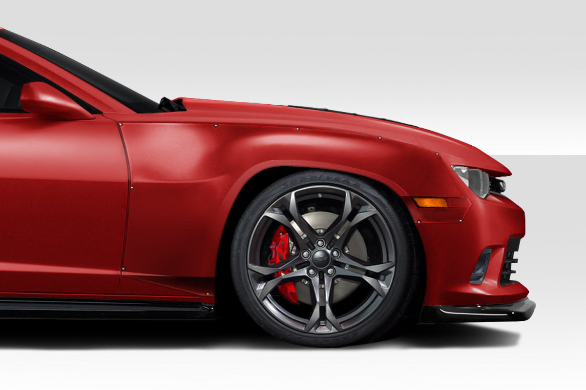 Get Your 2010 - 2015 Chevrolet Camaro Stunning with Duraflex RBS Wide Body Front Fender Flares - 2 Piece Set!