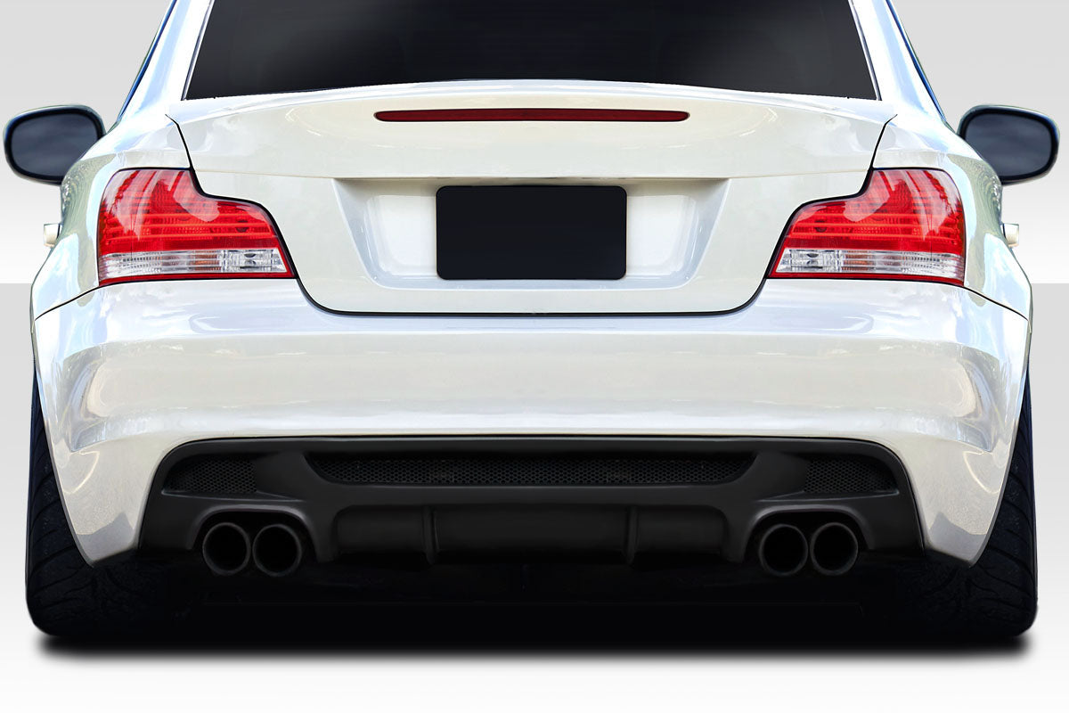 Upgrade Your 2008 - 2013 BMW 1 Series E82 E88 with Duraflex M Tech Rear Diffuser - Single Piece!
