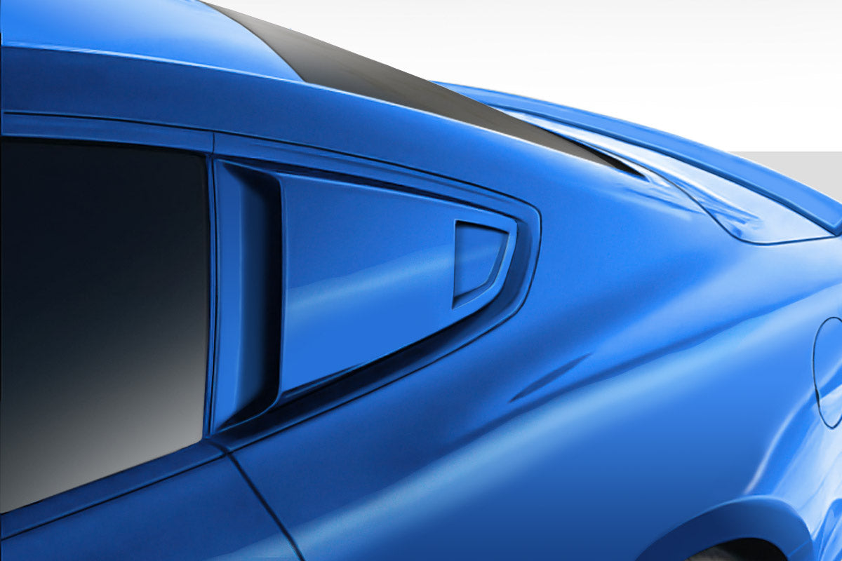 Enhance Your 2015 - 2023 Ford Mustang with Duraflex MC Design Rear Window Scoops - 2 Piece Set!