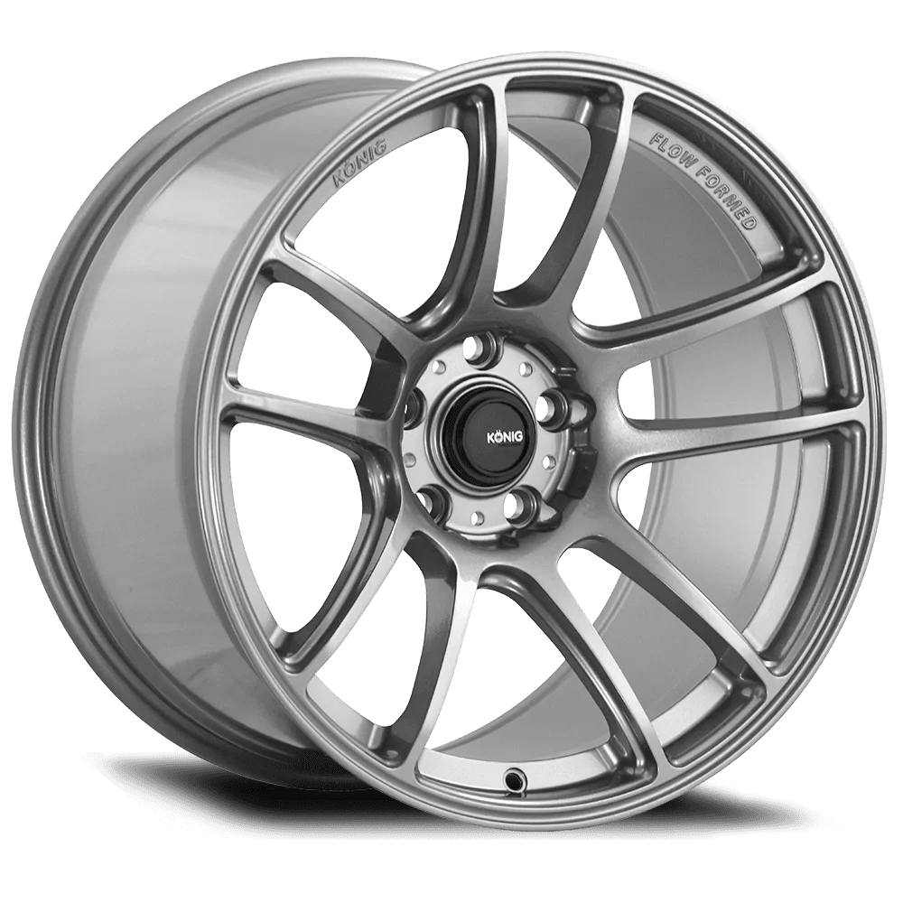 KONIG HELIOGRAM 19x8.5 5X112 ET43 66.6 Titanium Metallic