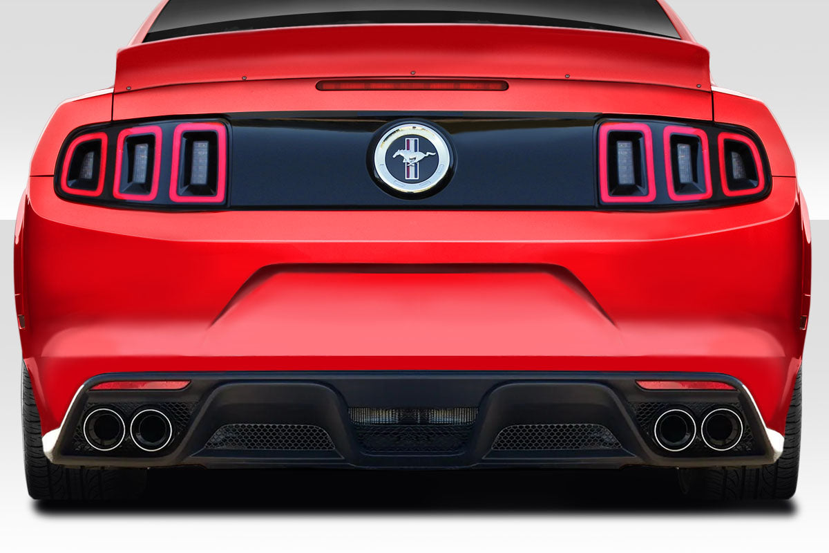 Get the Stunning GT350 Look! 2013 - 2014 Ford Mustang Duraflex One - Piece Rear Bumper