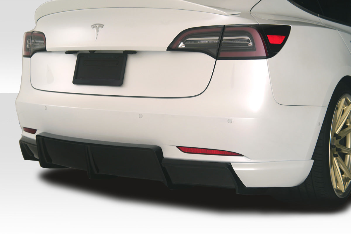 Enhance Your 2018 - 2023 Tesla Model 3 with Duraflex GT Concept Rear Diffuser - 1 Piece