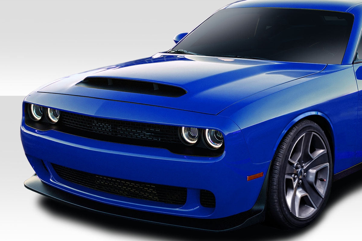 Unleash the Demon: 2008 - 2023 Dodge Challenger Duraflex One - Piece Demon Look Hood