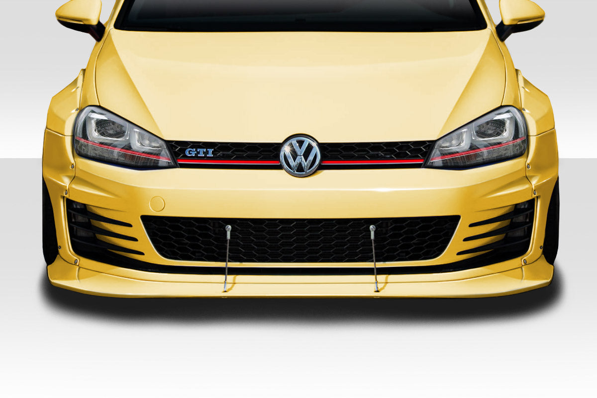 Upgrade Your 2015 - 2021 Volkswagen Golf/GTI with Duraflex TKO RBS One - Piece Front Lip Under Spoiler
