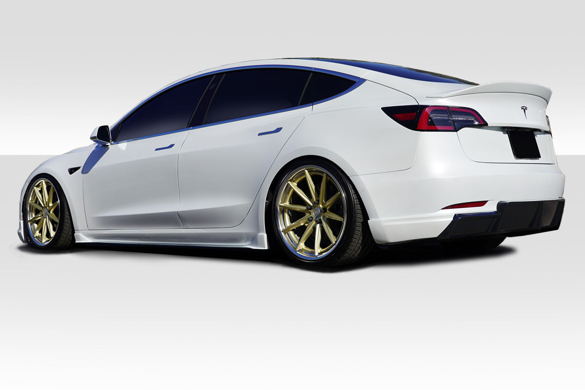 Enhance Your 2018 - 2023 Tesla Model 3 with Duraflex GT Concept Rear Diffuser - 1 Piece