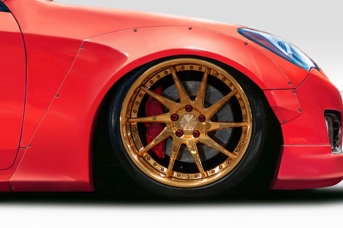 Revamp Your 2010 - 2016 Hyundai Genesis Coupe 2DR with Duraflex MSR V2 50mm Front Fender Flares - 4 Piece Set!