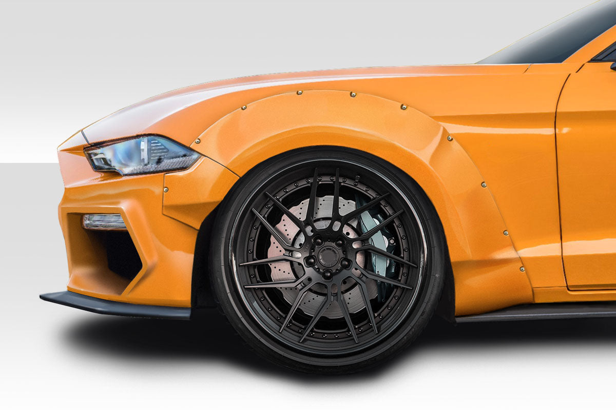 Revamp Your 2018 - 2023 Ford Mustang with Duraflex Grid Wide Body Kit!
