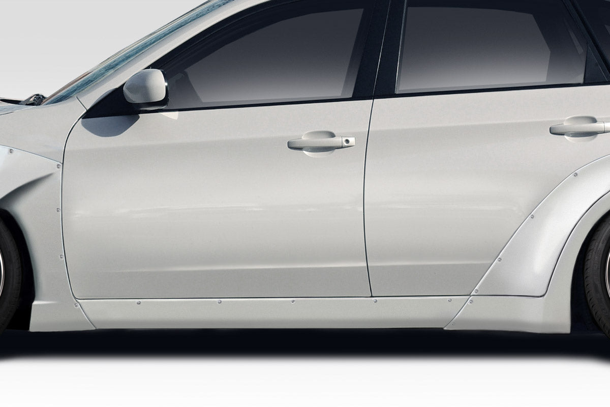 Upgrade Your Ride! 2008 - 2011 Subaru Impreza WRX Duraflex MSR 2 - Piece Side Skirts