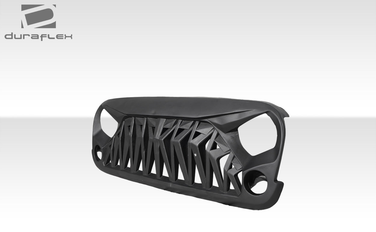 Unleash the Beast: 2007 - 2018 Jeep Wrangler JK Duraflex Monster Grille - One Piece Wonder!