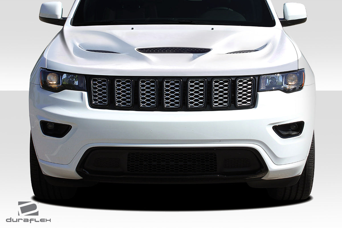 Unleash the Beast: 2011 - 2022 Jeep Grand Cherokee Duraflex Hellcat Look One - Piece Hood