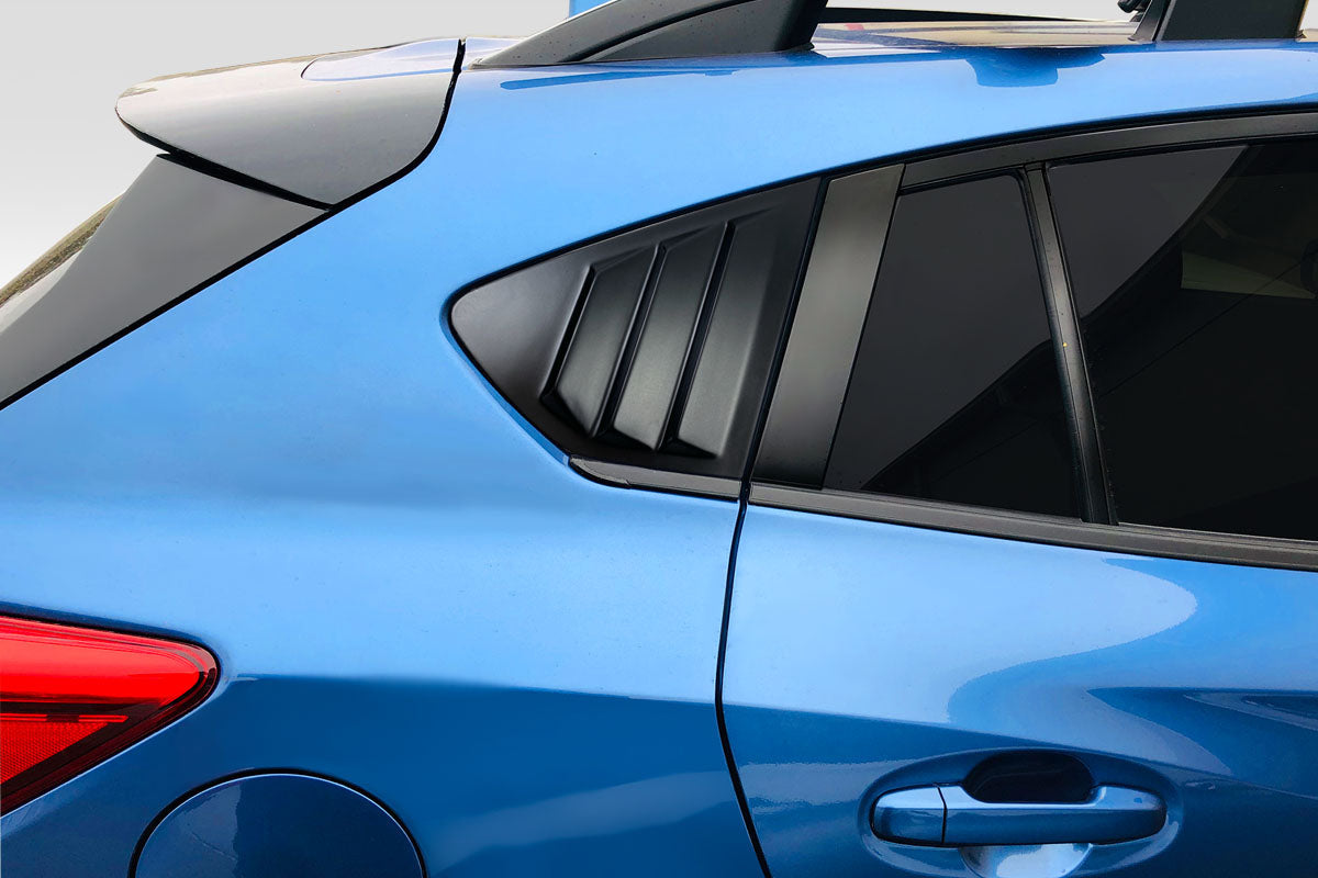 Get the 2018 - 2023 Subaru XV Crosstrek Duraflex Fennec Outdoors Edition Rear Window Scoops (2 Piece) Now!