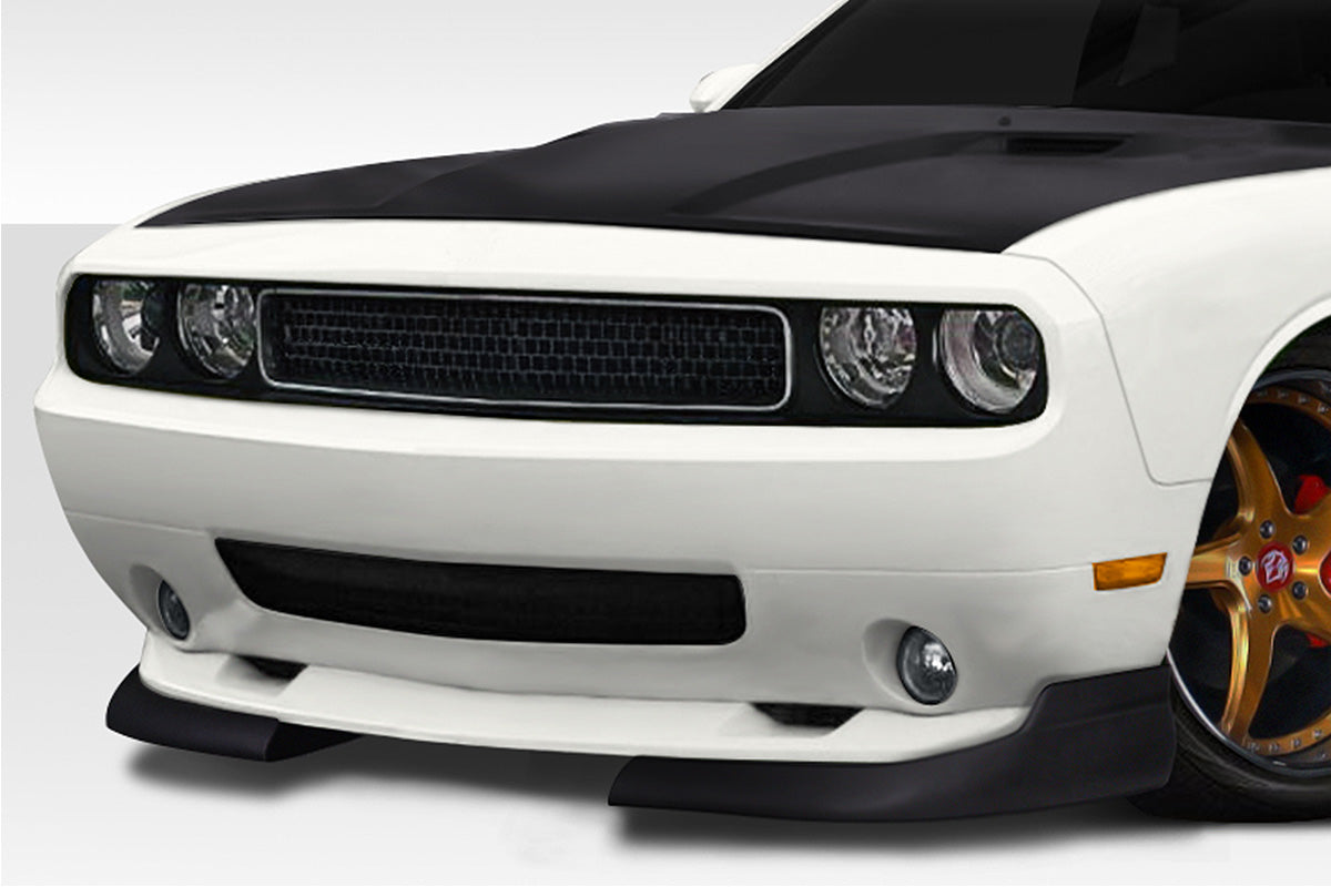 Revamp Your 2008 - 2014 Dodge Challenger with Duraflex CVX 2 - Piece Front Lip Splitter