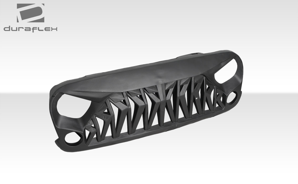 Unleash the Beast: 2007 - 2018 Jeep Wrangler JK Duraflex Monster Grille - One Piece Wonder!