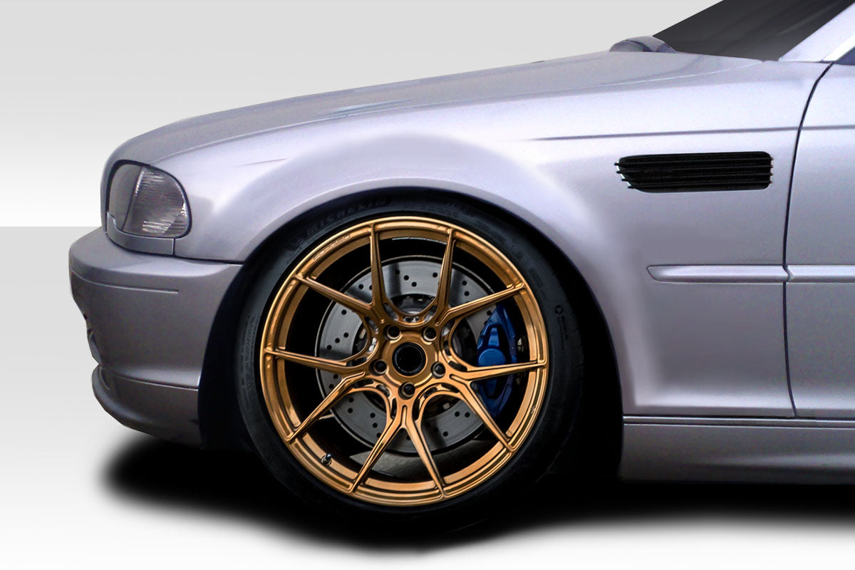 Enhanced 2000 - 2003 BMW 3 Series E46 2DR Duraflex M3 Look Front Fenders - 2 Piece Set