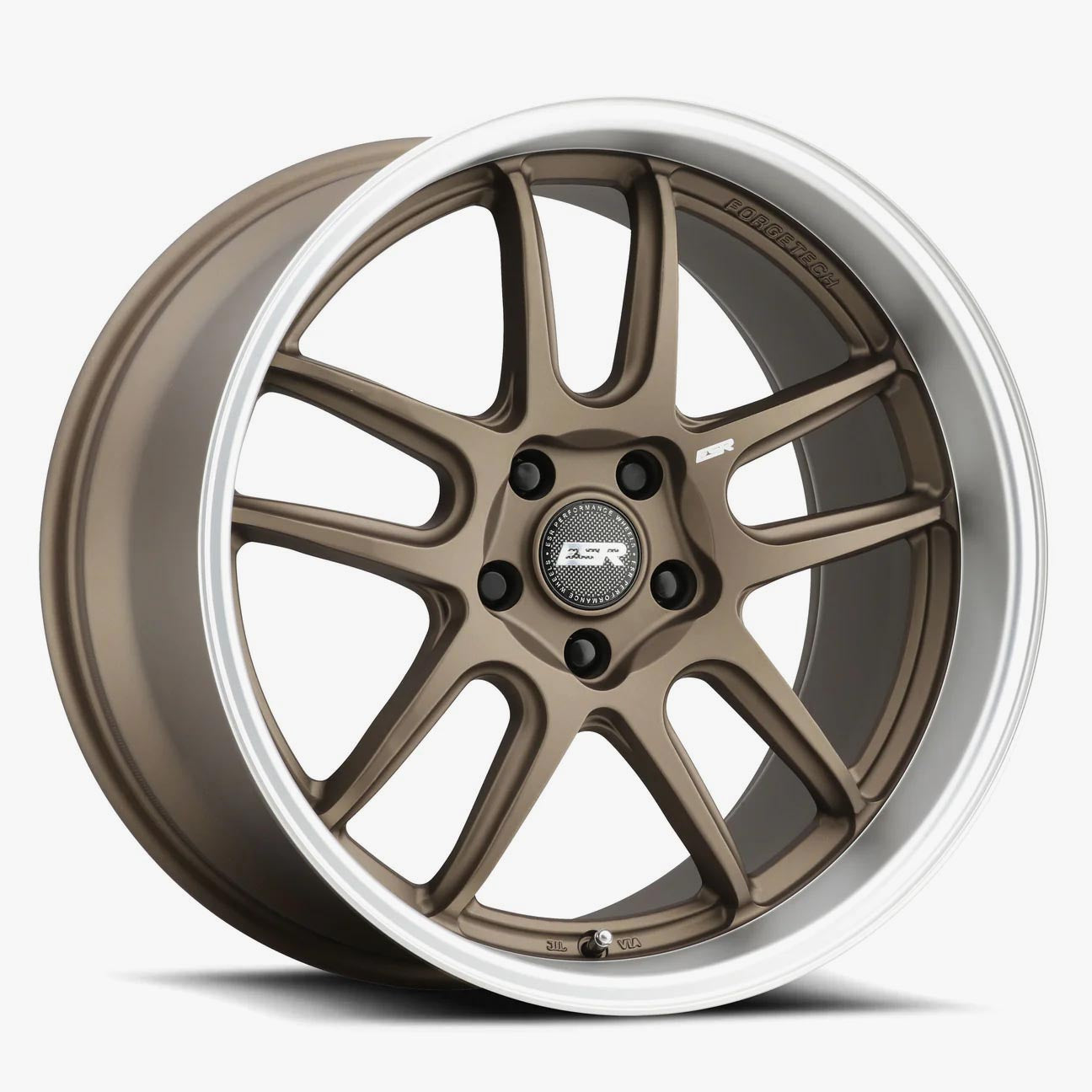 ESR APX8 Custom Drilled Wheels in Matte Bronze with Machined Lip - Grab Yours Now!