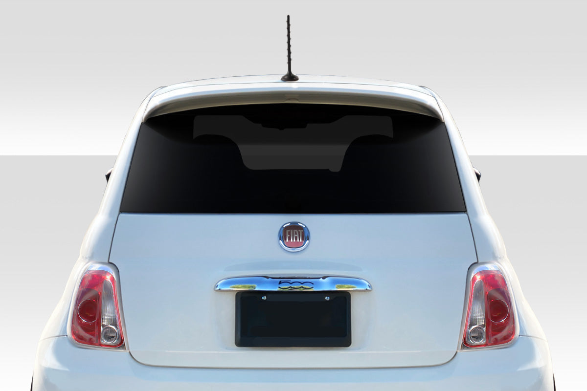 Revamp Your 2012 - 2019 Fiat 500 with Duraflex Abarth Look Roof Wing Spoiler - One Piece Wonder!