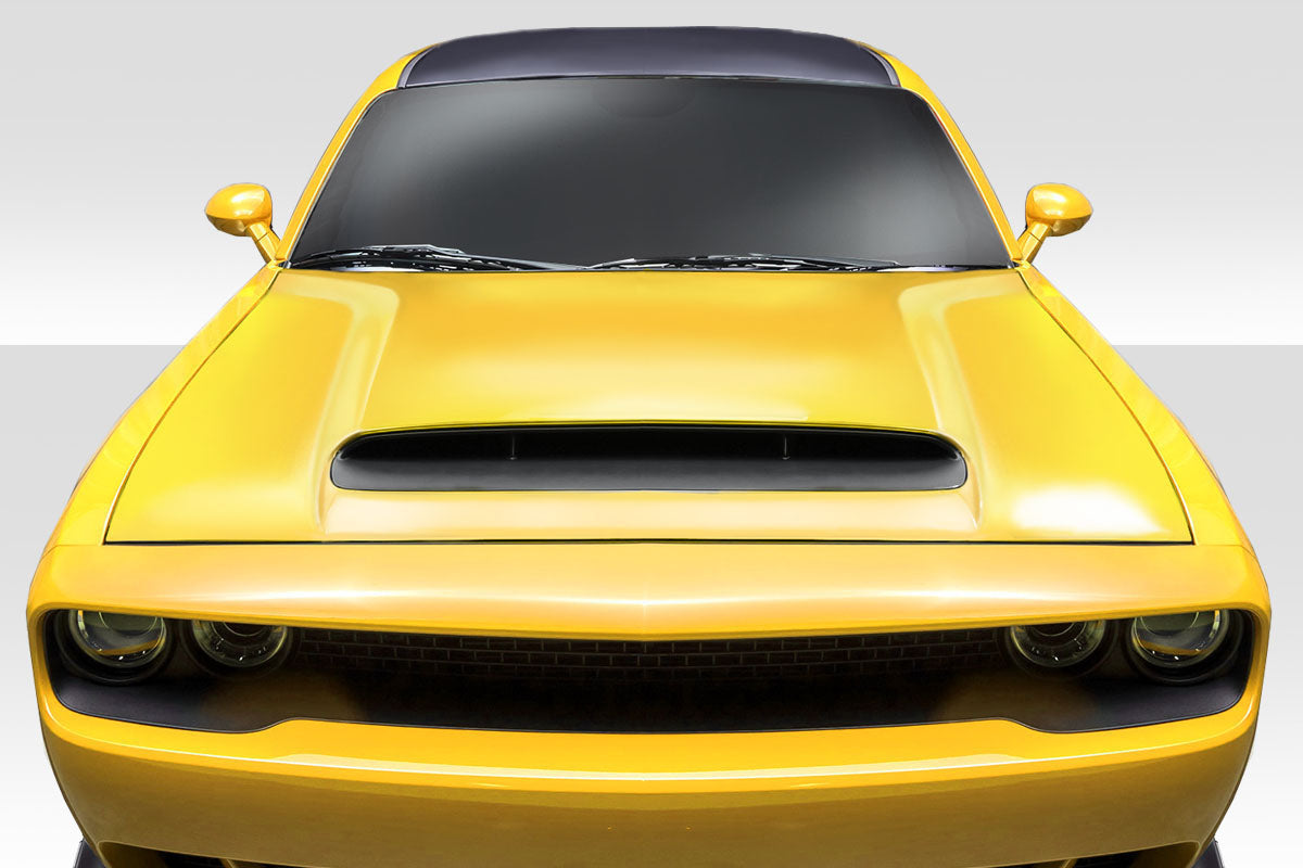 Unleash the Demon: 2008 - 2023 Dodge Challenger Duraflex One - Piece Demon Look Hood
